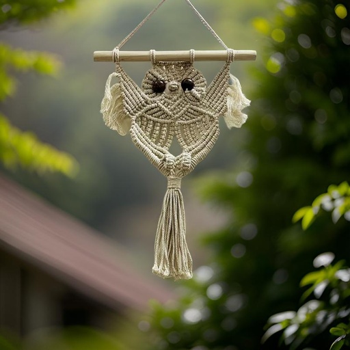 Whimsical Owl Wall Hanging 