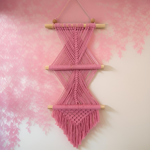  Geometric Macramé Wall Hanging